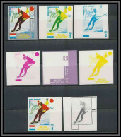 Guinée équatoriale Guinea 334 N°67 Jeux Olympiques Olympic Games Sapporo Essai Proof Non Dentelé Imperf Orate MNH ** - Hiver 1972: Sapporo