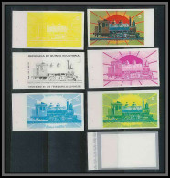 Guinée équatoriale Guinea 303 N°149 Train Trains Japon Japan Essai Proof Non Dentelé Imperf Orate MNH ** - Eisenbahnen