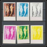 Guinée équatoriale Guinea 254 N°287 Rubens Essai Proof Non Dentelé Imperf Orate Tableau Painting Nus Nudes MNH ** - Equatorial Guinea