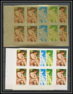 Guinée équatoriale Guinea 244 N°214 Renoir Essai Proof Non Dentelé Imperf Orate Tableau Painting Nus Nudes MNH ** - Nudes