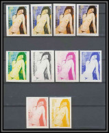 Guinée équatoriale Guinea 209 N°272 Modigliani Essai Proof Non Dentelé Imperf Orate Tableau Painting Nus Nudes MNH ** - Aktmalerei