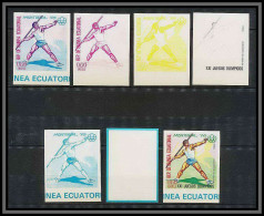 Guinée équatoriale Guinea 164 Essai Proof Non Dentelé Imperf Orate Jeux Olympiques Olympic Games Montreal 76 JAVELOT - Summer 1976: Montreal