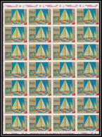 Guinée équatoriale Guinea 137 Trans Atlantica 72 Three Cheers Usa Tom Follett Feuilles Sheets MNH ** - Vela