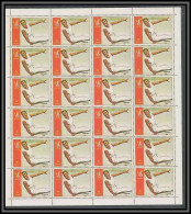 Guinée équatoriale Guinea 135d N°1290 Feuilles Sheets Jeux Olympiques Olympic Games Moscou 80 Gymnastique MNH ** - Gymnastique