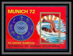 Guinée équatoriale Guinea 122 N°17 Jeux Olympiques Olympic Games Munich 72 Natation Swimming COTE 7.5 MNH ** - Verano 1972: Munich