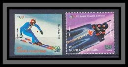Guinée équatoriale Guinea 118- Jeux Olympiques Olympic Games Lake Placid 1980 Cote 15.50 Euros - Winter 1980: Lake Placid