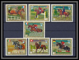Guinée équatoriale Guinea 115 N°126 / 132 Jeux Olympiques Olympic Games Munich 72 ** Cheval Chevaux Horse Horses - Estate 1976: Montreal