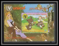 Guinée équatoriale Guinea 098 Bloc 314 Enfant Child Disney Alice Cartoon Disney - Guinée Equatoriale