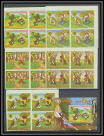 Guinée équatoriale Guinea 097 N°1483/1487 + Bloc 314 + Non Dentelé Imperf Enfant Disney Alice Cartoon Disney MNH ** - Disney