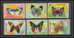 Guinée équatoriale Guinea 075 N°1025/30 Papillons Butterflies Papillon MNH ** - Papillons