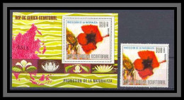 Guinée équatoriale Guinea 068a Fleurs Fleur Flowers Bloc 310 + TIMBRE COTE 14 EUROS MNH ** - Altri & Non Classificati