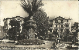 HENDAYE , Plage , Frontière Franco-Espagnole , Le Rond Point , 1957 + Cachet " MUSICA HENDAYE PLAGE " , µ - Hendaye