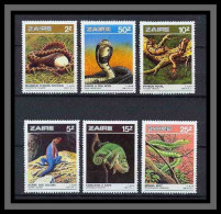 Zaire N°1230 / 1234 Faune (Animals & Fauna) Reptiles  - Andere & Zonder Classificatie