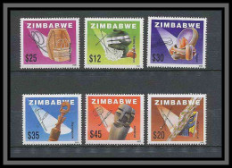 Zimbabwe N° 483a/f Artisanat Série Complète COTE 15 EUROS - Zimbabwe (1980-...)
