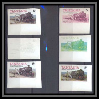 Tanzanie (Tanzania) 057c N°263 Train Trains Essai (proof) Non Dentelé Imperf MNH ** - Treni