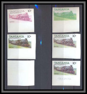 Tanzanie (Tanzania) 057b N°264 Train Trains Essai (proof) Non Dentelé Imperf MNH ** - Treni