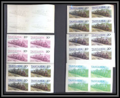 Tanzanie (Tanzania) 055 N°265 Train Trains Essai (proof) Non Dentelé Imperf MNH ** - Treni