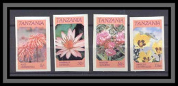 Tanzanie (Tanzania) 050 N°281/84 Fleurs (fleur Flower Flowers) Non Dentelé Imperf MNH ** - Orchidées