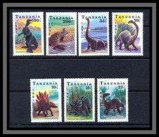 Tanzanie (Tanzania) 036 N°814/820 Prehistoire (Prehistorics) Dinosaure (dinosaurs) Série Complète Cote 9 Euros MNH ** - Tanzanie (1964-...)