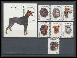 Tanzanie (Tanzania) 024 N°1421/1427 Chien (dog) Série Complète + Bloc MNH ** - Tansania (1964-...)