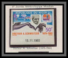 Niger 071 Non Dentelé Imperf N°54 Albert Schweitzer MNH ** - Niger (1960-...)