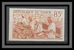 Niger 053c Pa N°33 Arachide (peanut) Essai (proof) Non Dentelé Imperf MNH ** - Niger (1960-...)