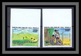 Mali 064 Non Dentelé Imperf ** Mnh N° 345 / 344 Sahel Vert - Agricoltura