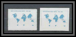 Liberia 050 N°357 Very Rar Essai (proof) Non Dentelé Imperf Human Rights Onu Uno MNH ** - Liberia