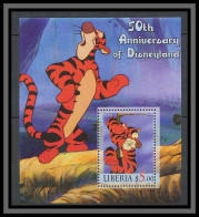 Liberia 041 Bloc 6 Disney 50th Anniversary OF DisneyLAND Tigrou MNH ** - Disney