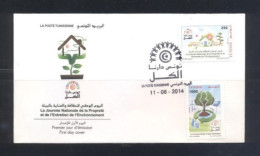 Tunisie 2014- La Journée Nationale De La Propreté Et De L'entretien De L'environnement  FDC - Tunisia