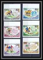 Haute-Volta 032a Non Dentelé Imperf ** Mnh N° 329 / 331 + Pa N° 180/2 Football (Soccer) - 1974 – Allemagne Fédérale