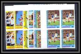 Liberia 008 Bloc 4 N°778/783 Non Dentelé Imperf Football Soccer Coupe Du Monde 1978 Argentina WINNERS MNH ** - 1978 – Argentina
