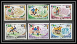 Haute-Volta 032 Non Dentelé Imperf ** Mnh N° 329 / 331 + Pa N° 180 / 182 Football (Soccer) - 1974 – West-Duitsland