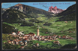 Cartolina Castelrotto, Panorama Verso Le Torri Di Fermeda, Dolomiti  - Autres & Non Classés