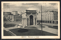 Cartolina Genova, Monumento Ai Caduti  - Genova (Genoa)