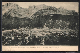 Cartolina Padola Di Cadore, Monte Ajárnola  - Andere & Zonder Classificatie