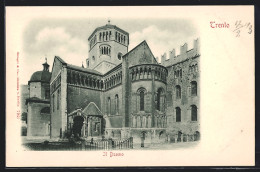 Cartolina Trento / Trient, Il Duomo, Teilansicht Des Doms  - Trento