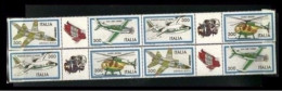 ● ITALIA Rep. 1982 ֍ AEREI 2° ● N. 1588 / 91 ** ● Serie Completa ● Cat. ? € ● Lotto N. 4148 ● - 1981-90: Mint/hinged