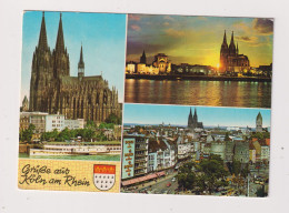 GERMANY - Cologne Multi View Unused Postcard - Koeln