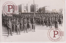 GUARDIA FUERZAS DE ASALTO CUARTELES S. JAIME. ESPLANADA DURANTE REVISTA  GUERRA CIVIL II REPUBLICA ESPAÑA 1936 18X11CM - Guerre, Militaire
