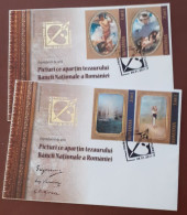 Romania 2011 - F.D.C. , Arta  ,Reproduceri , Picturi Ce Apartin Tezaurului Bancii Nationale A Romaniei - Maximum Cards & Covers