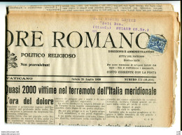 Conciliazione Cent. 25 N. 4 Isolato Su Giornale Completo - Ungebraucht