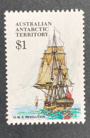 HMS Resolution (Cook's Ship) $1 Australia Stamp 1980 Sg Aq 52 - Nuovi