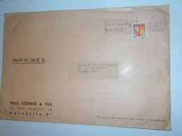 France , Blason D Agen  Lettre De Marseille 1965 Pour Toulon - Covers & Documents