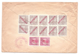 Portugal, 1910, # 173/4, For USA - Briefe U. Dokumente