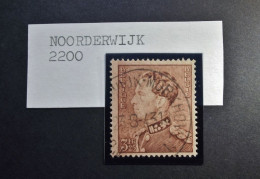 Belgie Belgique - 1940 - OPB/COB N° 531 (  1 Value )  - Leopold III Poortman -  Obl. Noorderwijk Morkhoven - 1943 - Used Stamps