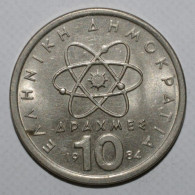 GRÈCE - KM 119 - 10 DRACHMES 1984 - DÉMOCRITE - SUP - Grèce