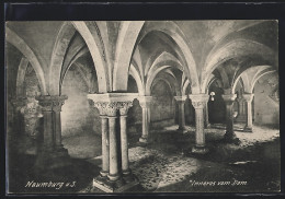 AK Naumburg A. S., Inneres Vom Dom, Säulengewölbe  - Naumburg (Saale)