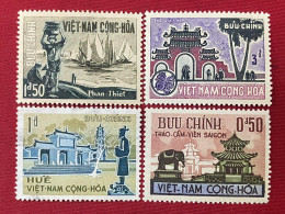 Stamps Vietnam South (Monuments Et Sites-2/12/1964) -GOOD Stamps- 1SET/4pcs - Vietnam