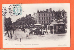 00477 / ⭐ 31-TOULOUSE ◉ Tramway Ligne 109 Hippomobile Tricycle Colonne MORRIS Boulevard STRASBOURG ◉ à CASTEX ◉ ND 32 - Toulouse